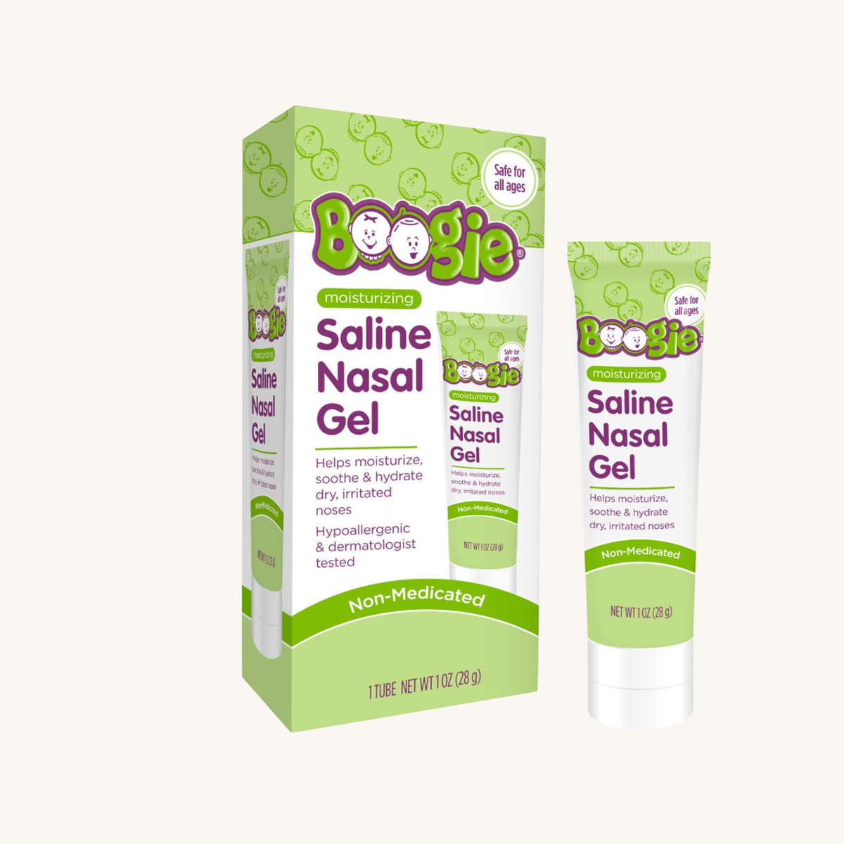 Boogie Moisturizing Saline Nasal Gel for Babies & Kids