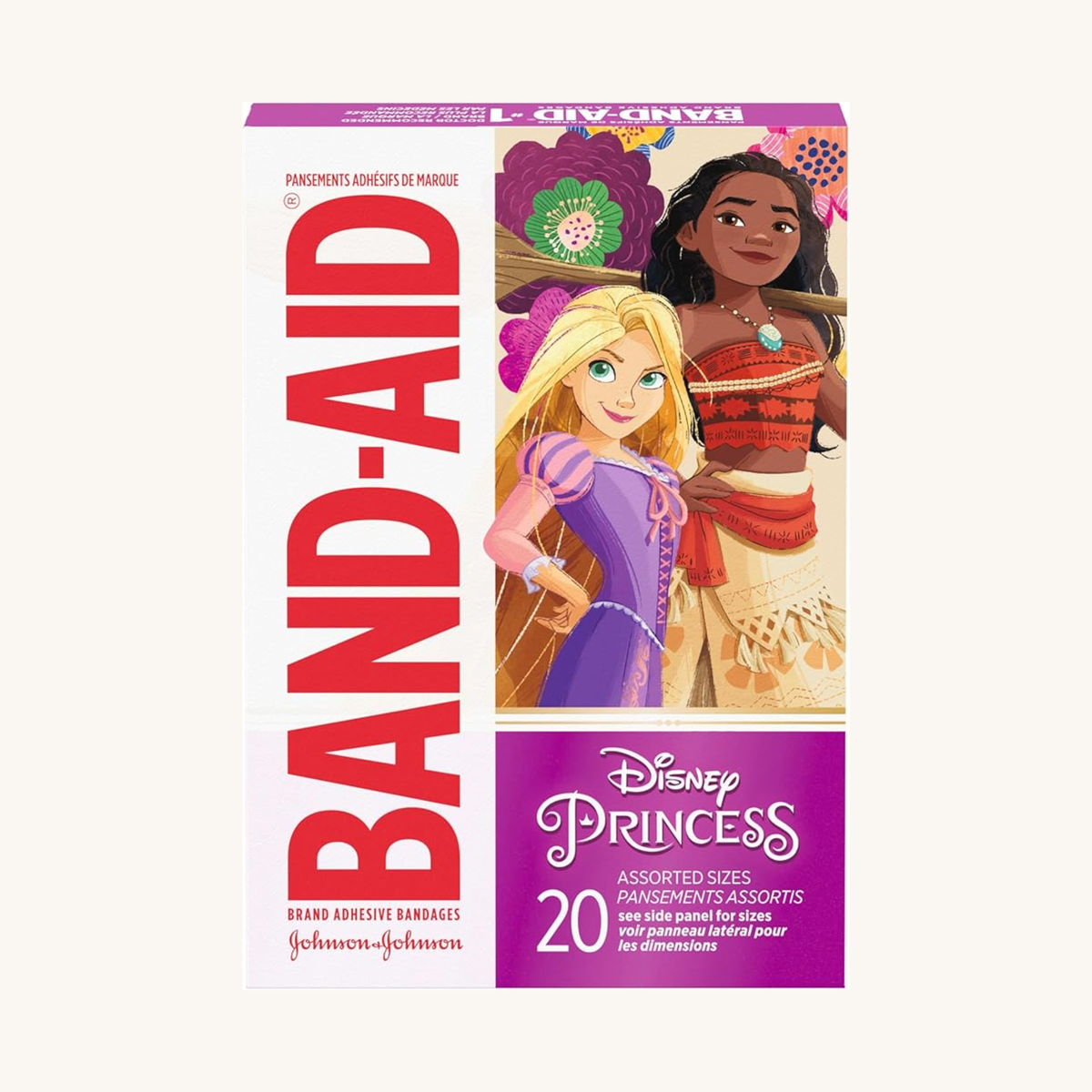 BAND-AID Brand Adhesive Bandages Disney Princess
