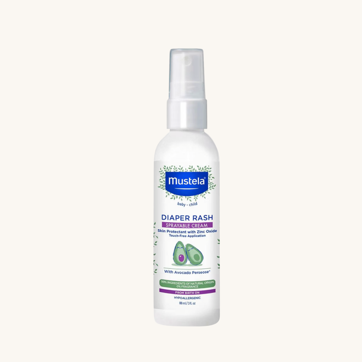 Mustela Baby Diaper Rash Cream Spray