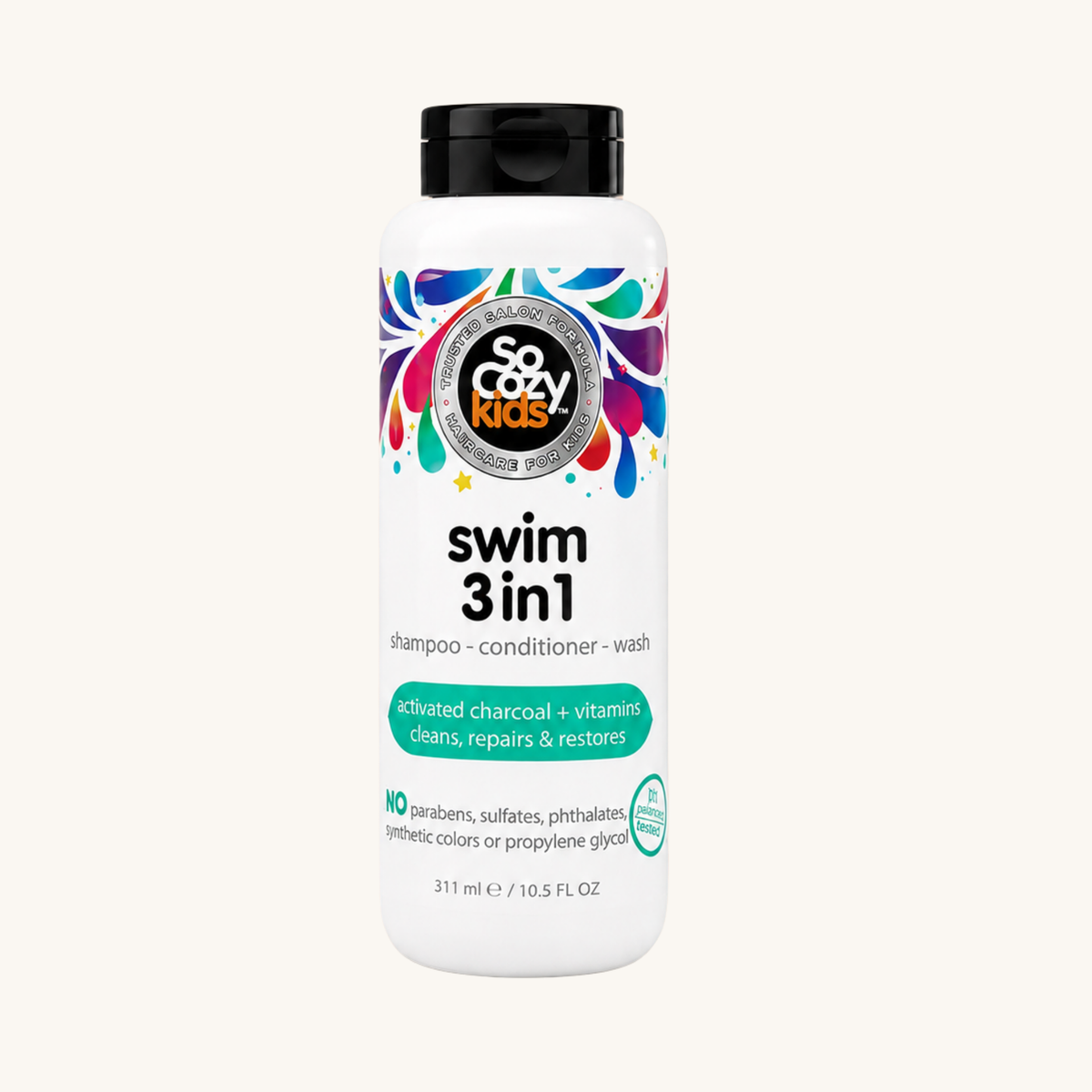 SoCozy Splash Swim 3 in 1 Shampoo + Conditioner + Wash