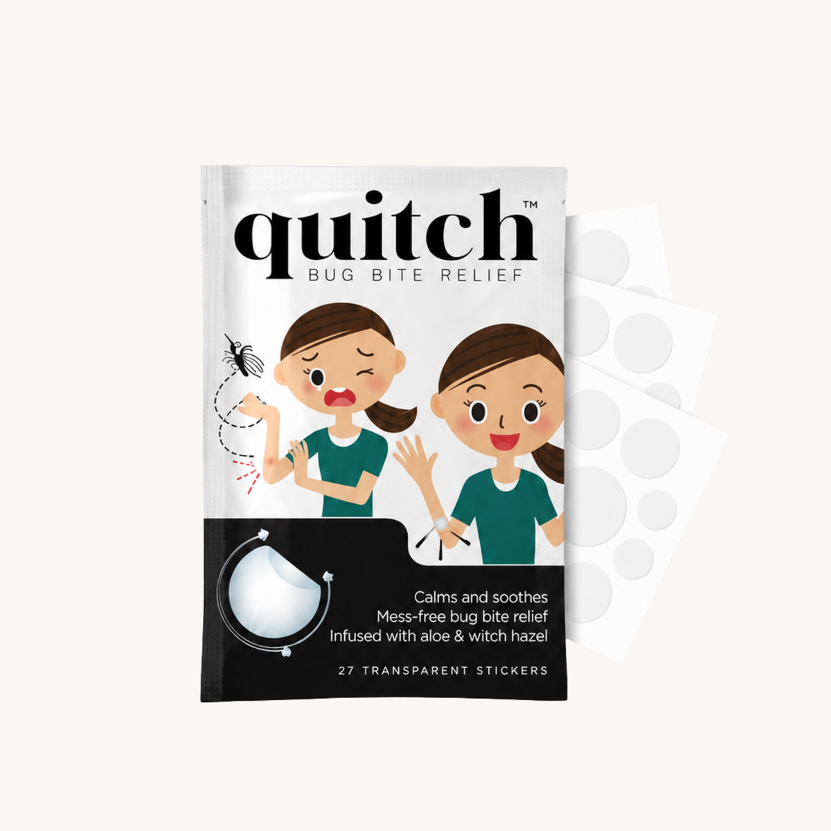 quitch Bug Bite Itch Relief Patch
