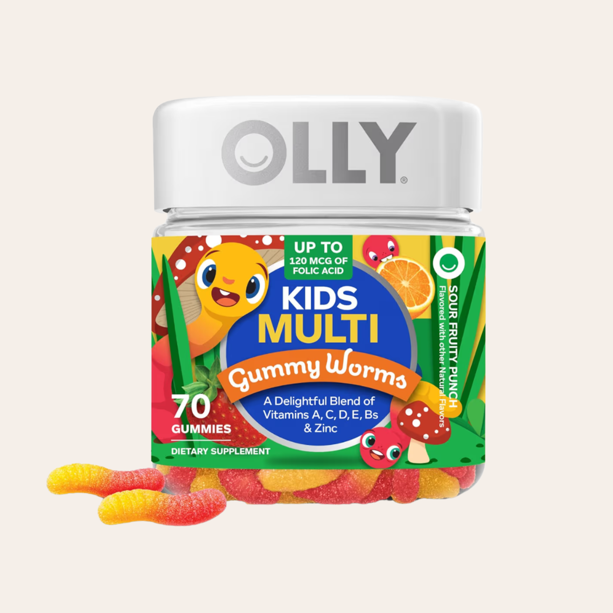 OLLY Kids Multi Gummy Worms