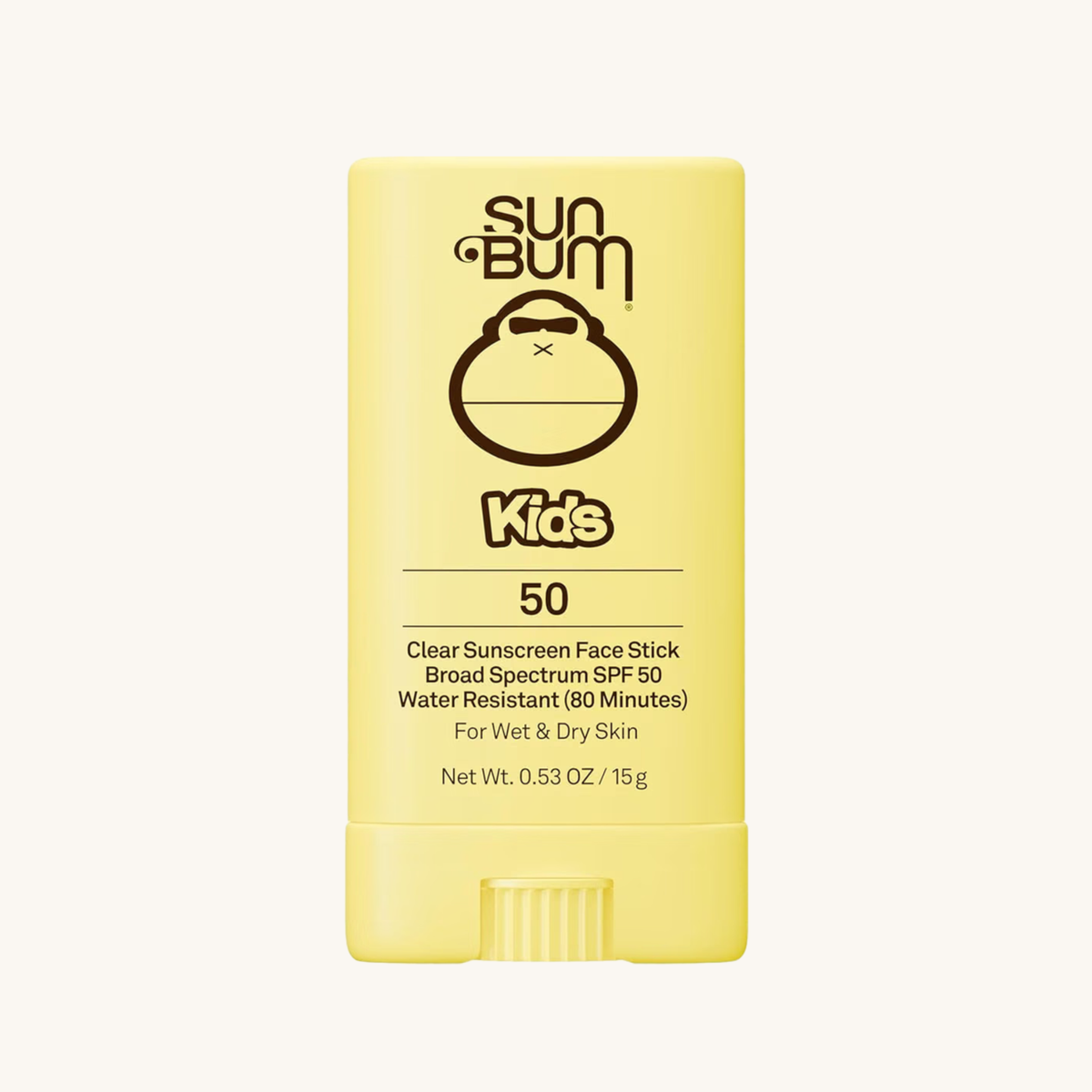 Sun Bum Kids SPF 50 Clear Face Stick Sunscreen