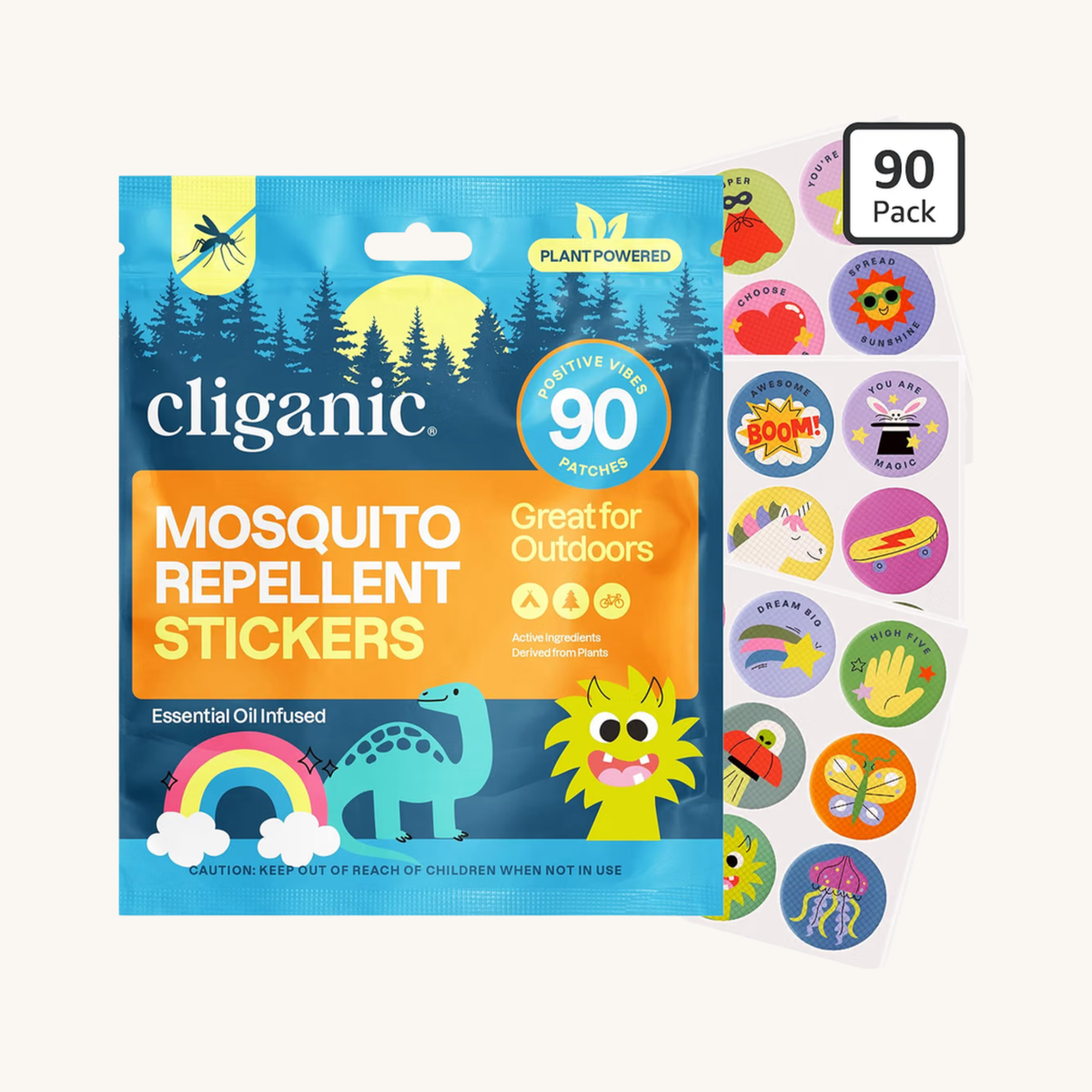 Cliganic Mosquito Repellent Stickers