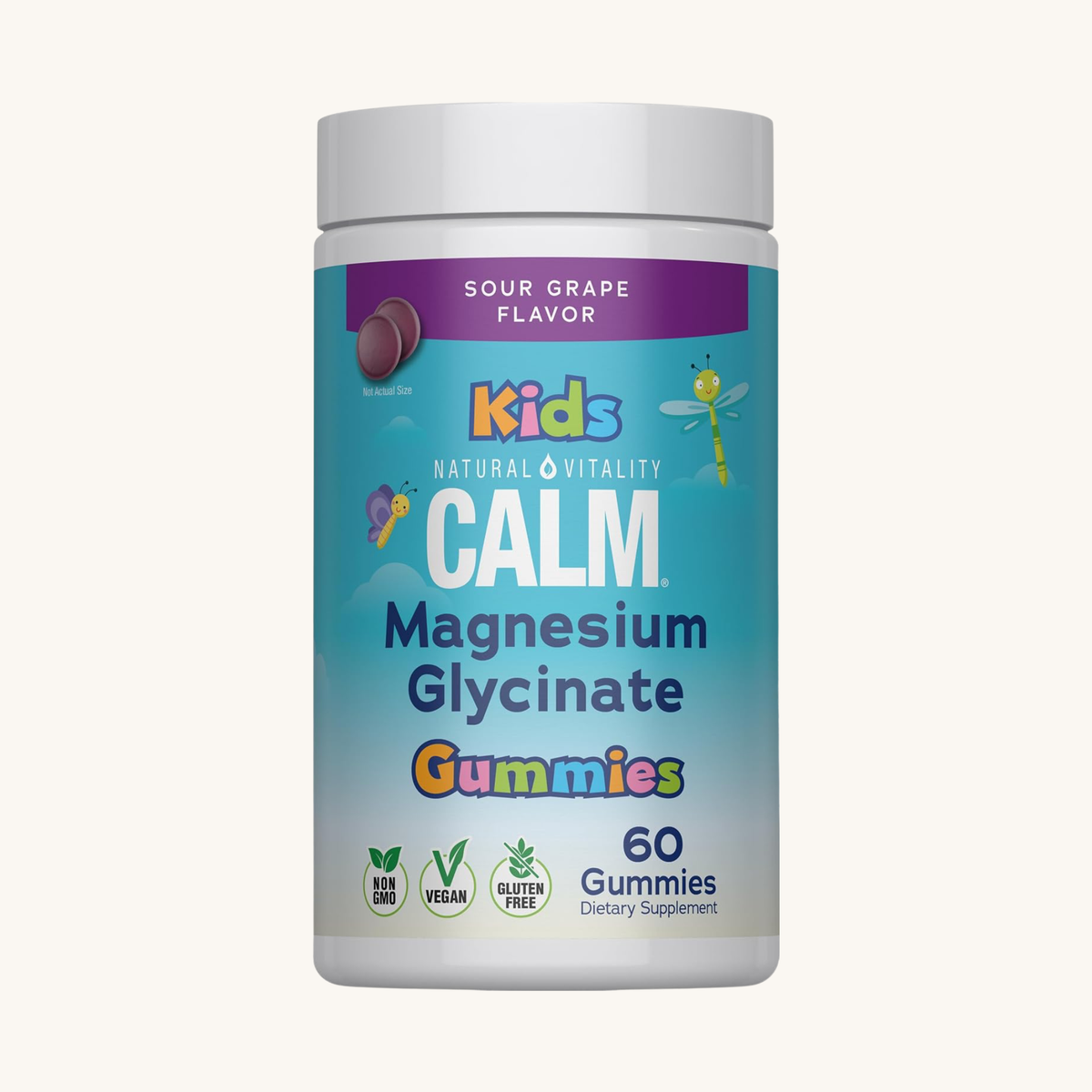 Kids Natural Vitality MaxCalm Magnesium Glycinate