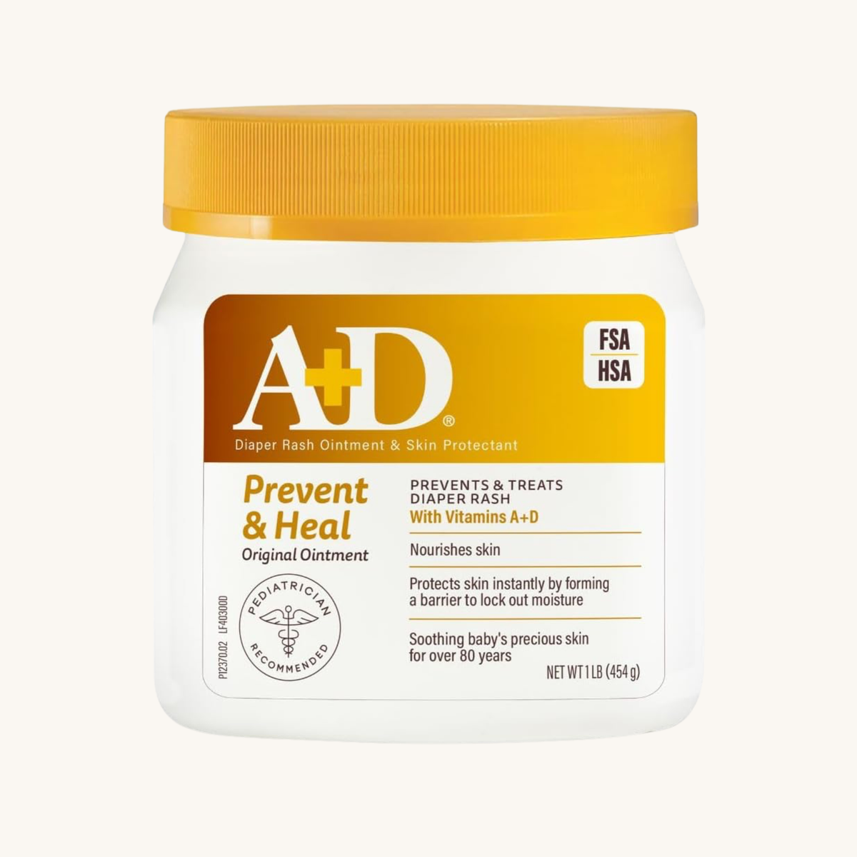A+D Original Diaper Rash Ointment Prevents & Treats Diaper Rash