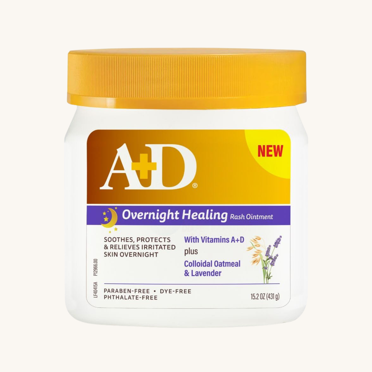 A+D Overnight Healing Diaper Rash Ointment