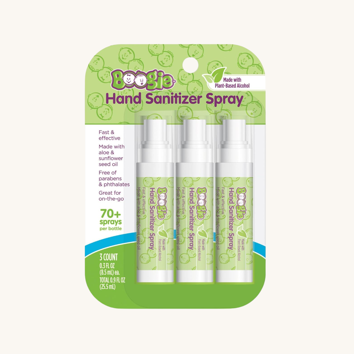 Boogie Kids Hand Sanitizer Spray (3 Pack)