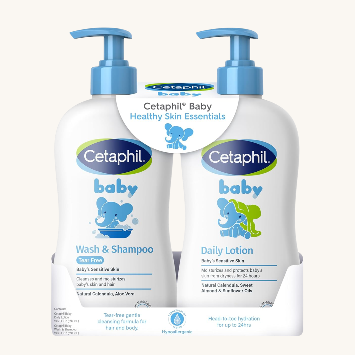 Cetaphil Baby Wash & Shampoo + Lotion