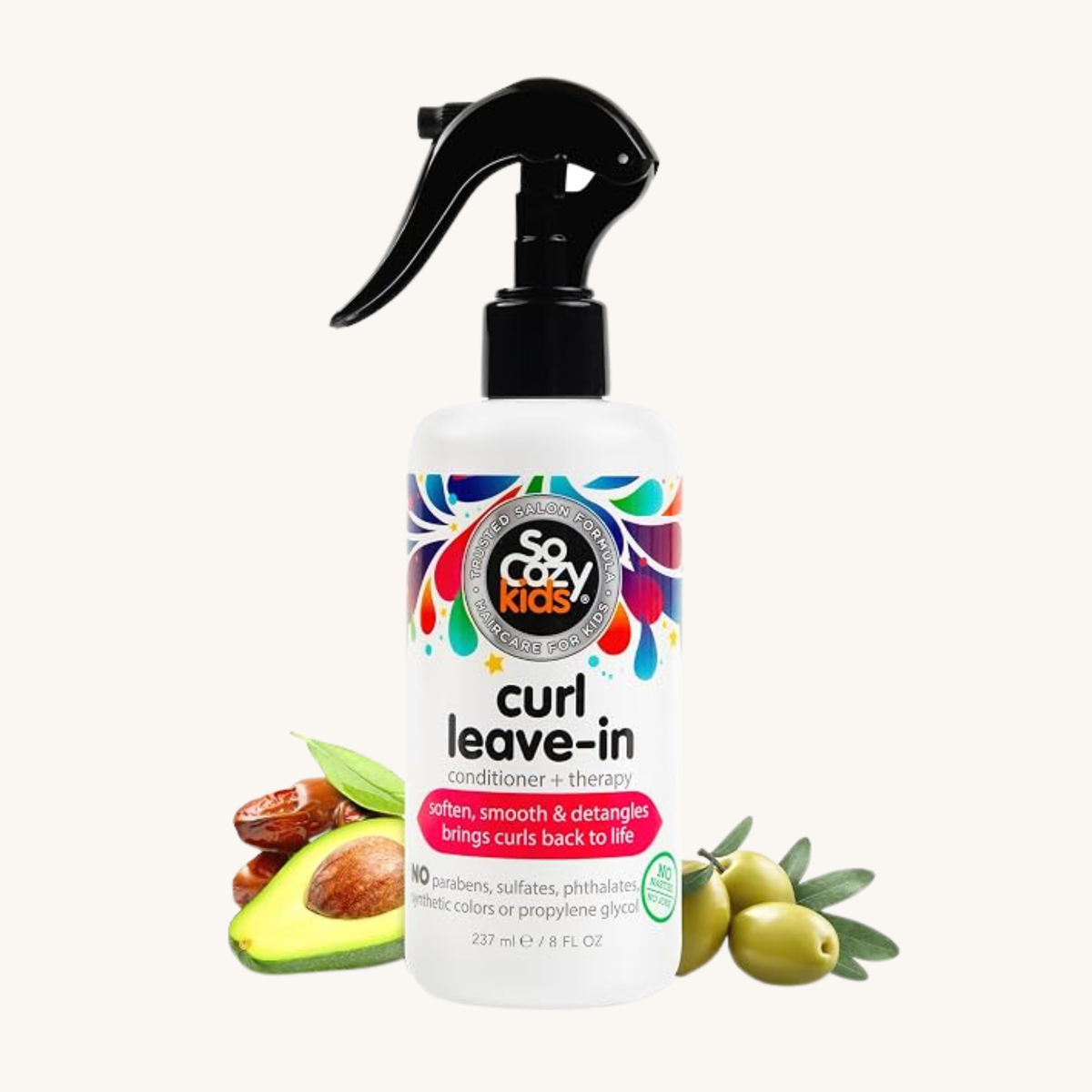 SoCozy Curly Hair Leave In Conditioner Spray