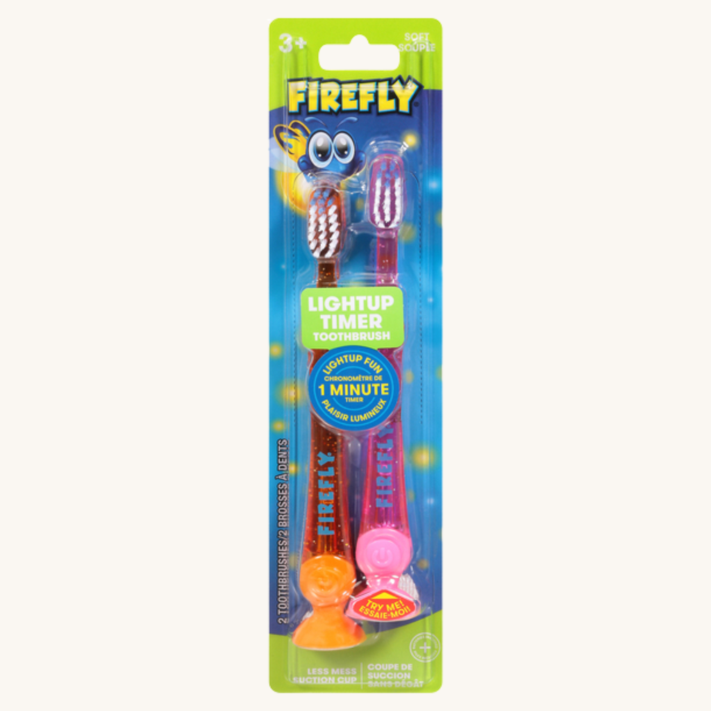 Cepillos de Dientes FireFly Rosado y Naranja