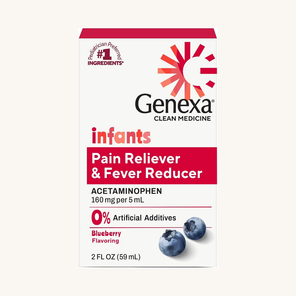 Genexa Infants Acetaminophen Made Clean